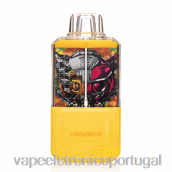 Vape Eletrônico Crazyace B15000 Limonada De Morango Descartável